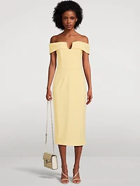 Lumiere Embellished Off-The-Shoulder Dress