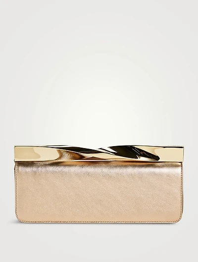 Twist Leather Shoulder Bag