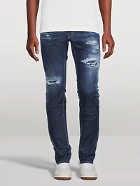 Distressed Cool Guy Skinny Jeans