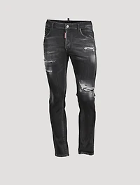 Distressed Skater Skinny Jeans