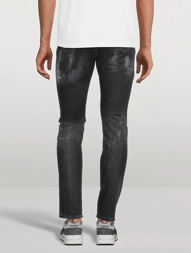 Distressed Skater Skinny Jeans