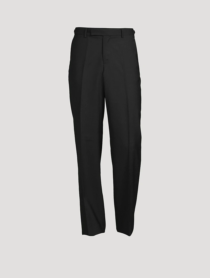 Wool Slim-Fit Pants