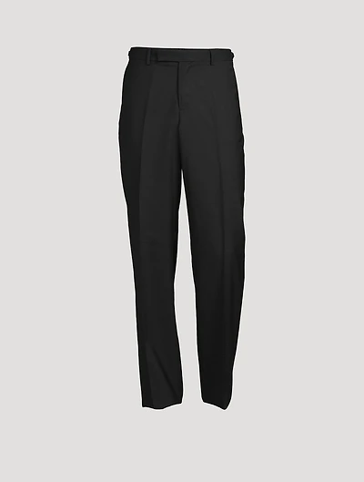 Wool Slim-Fit Pants