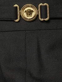 Wool Slim-Fit Pants