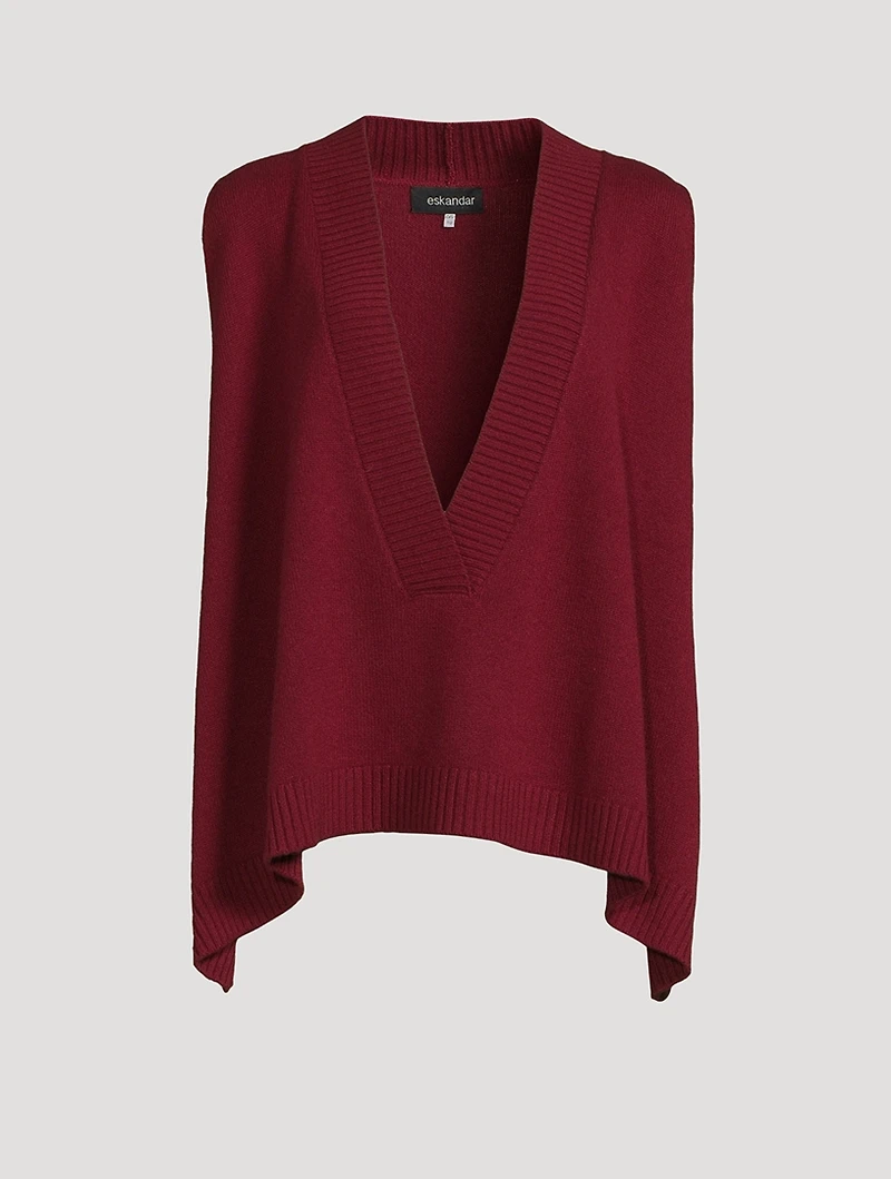 Cashmere V-Neck Sweater Vest