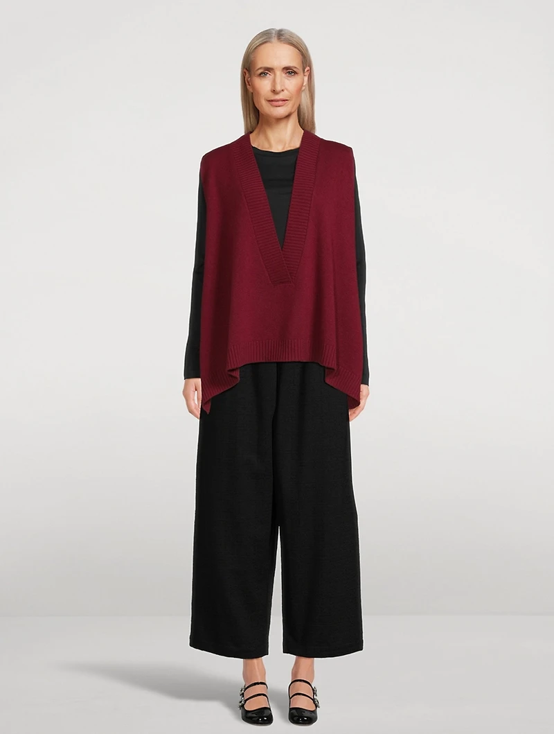 Cashmere V-Neck Sweater Vest