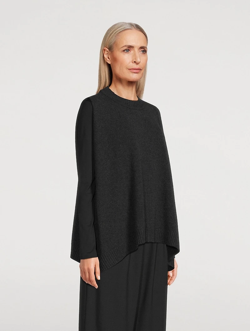Cashmere Crewneck Sweater Vest