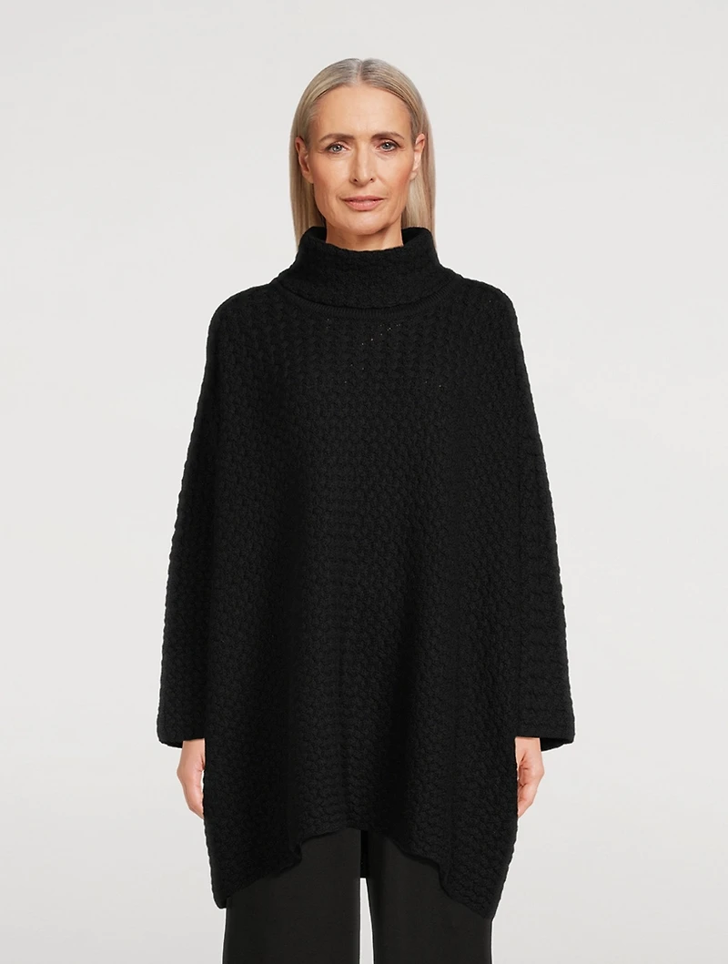 Monks Rattan-Weave Cashmere Sweater