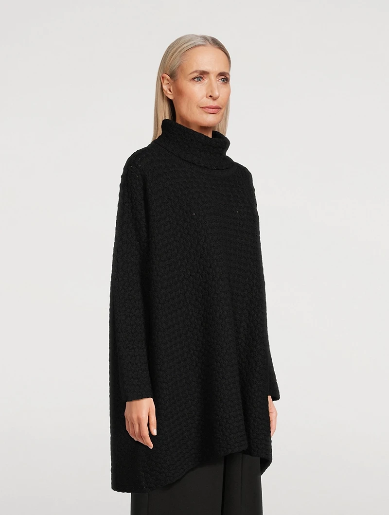 Monks Rattan-Weave Cashmere Sweater