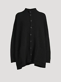 Rattan-Weave Cashmere And Silk Cardigan