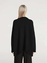 Rattan-Weave Cashmere And Silk Cardigan