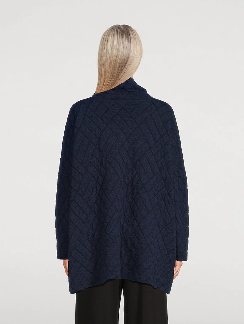 Monks Quilted Cashmere Sweater
