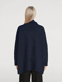 Monks Quilted Cashmere Sweater