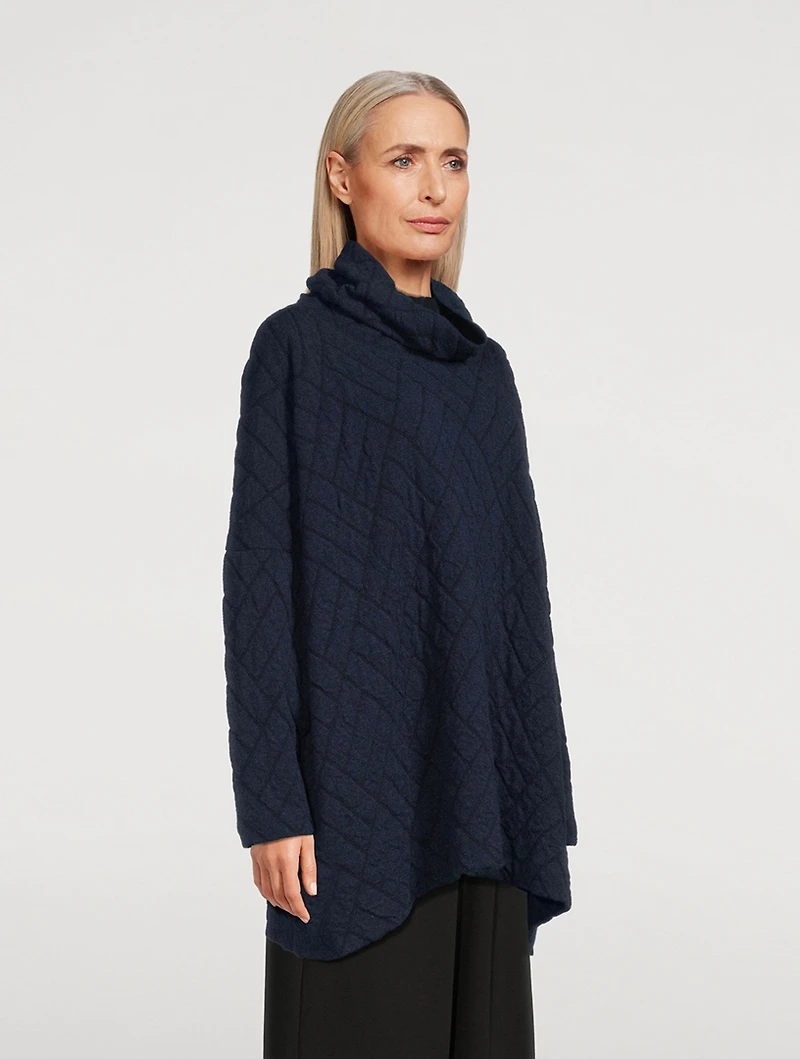 Monks Quilted Cashmere Sweater