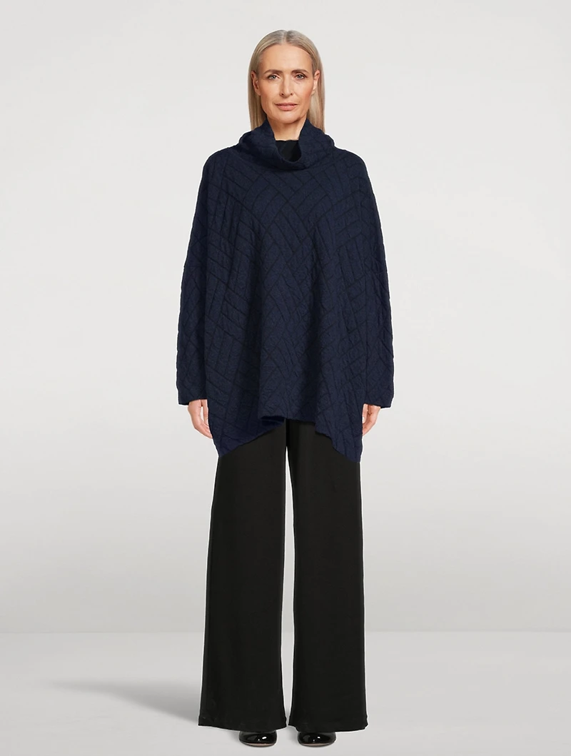 Monks Quilted Cashmere Sweater
