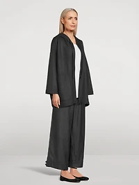 Zip-Front Wool Hoodie