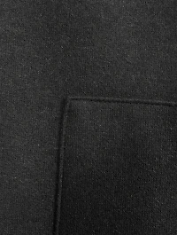Zip-Front Wool Hoodie