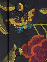 Silk Shirt Floral Print