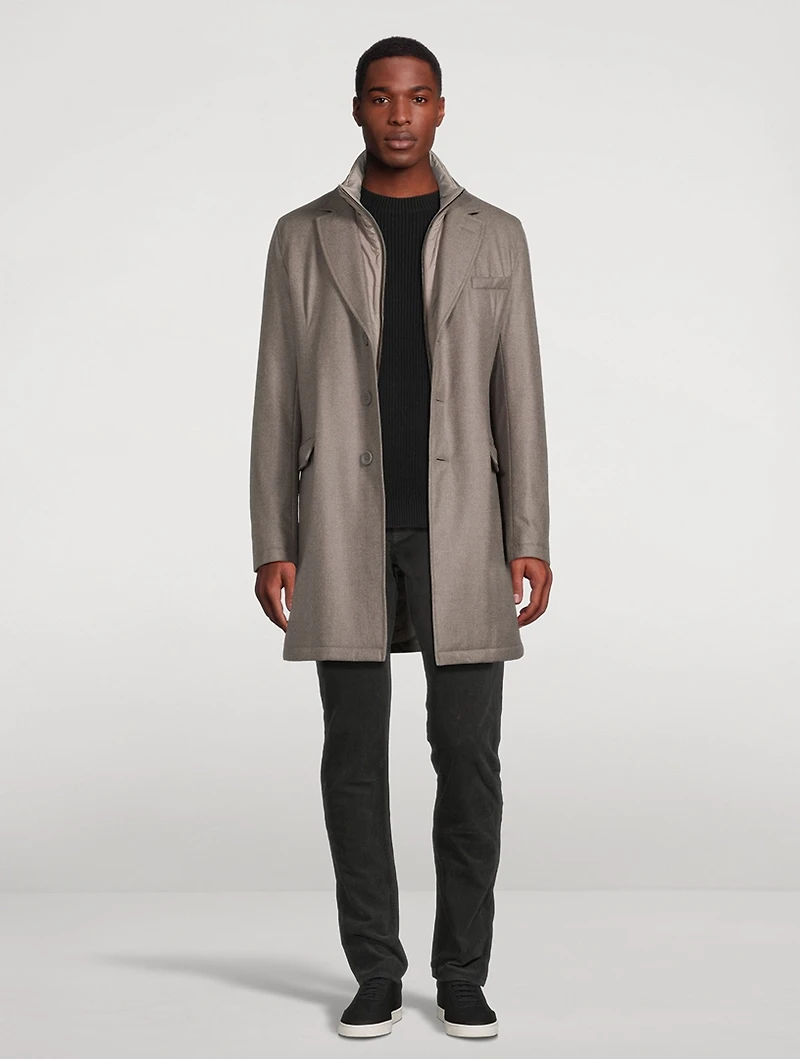 Wool And Cashmere Topcoat