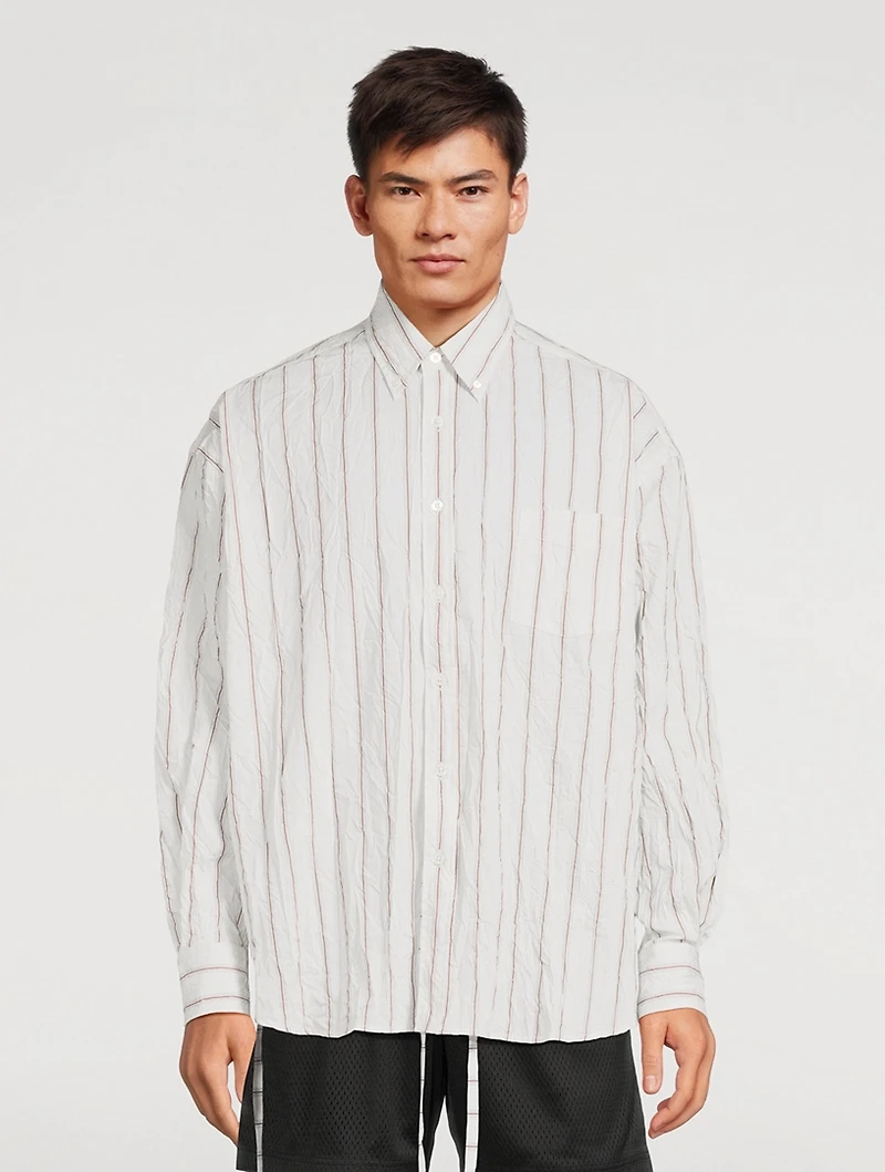 Crinkled Kimono Shirt