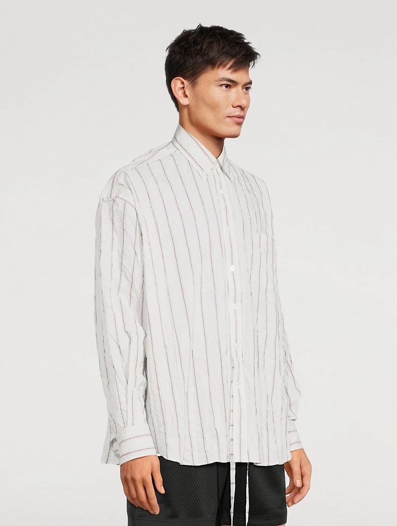 Crinkled Kimono Shirt