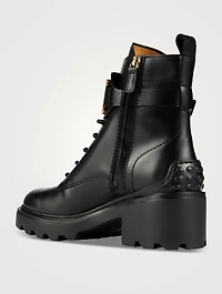 Kate Leather Combat Boots