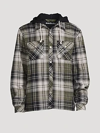 Flannel Check Jersey Jacket