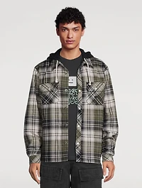 Flannel Check Jersey Jacket