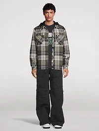 Flannel Check Jersey Jacket
