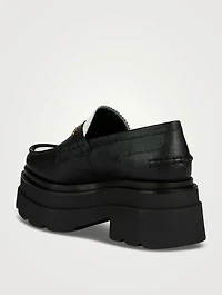 Carter Leather Platform Loafers