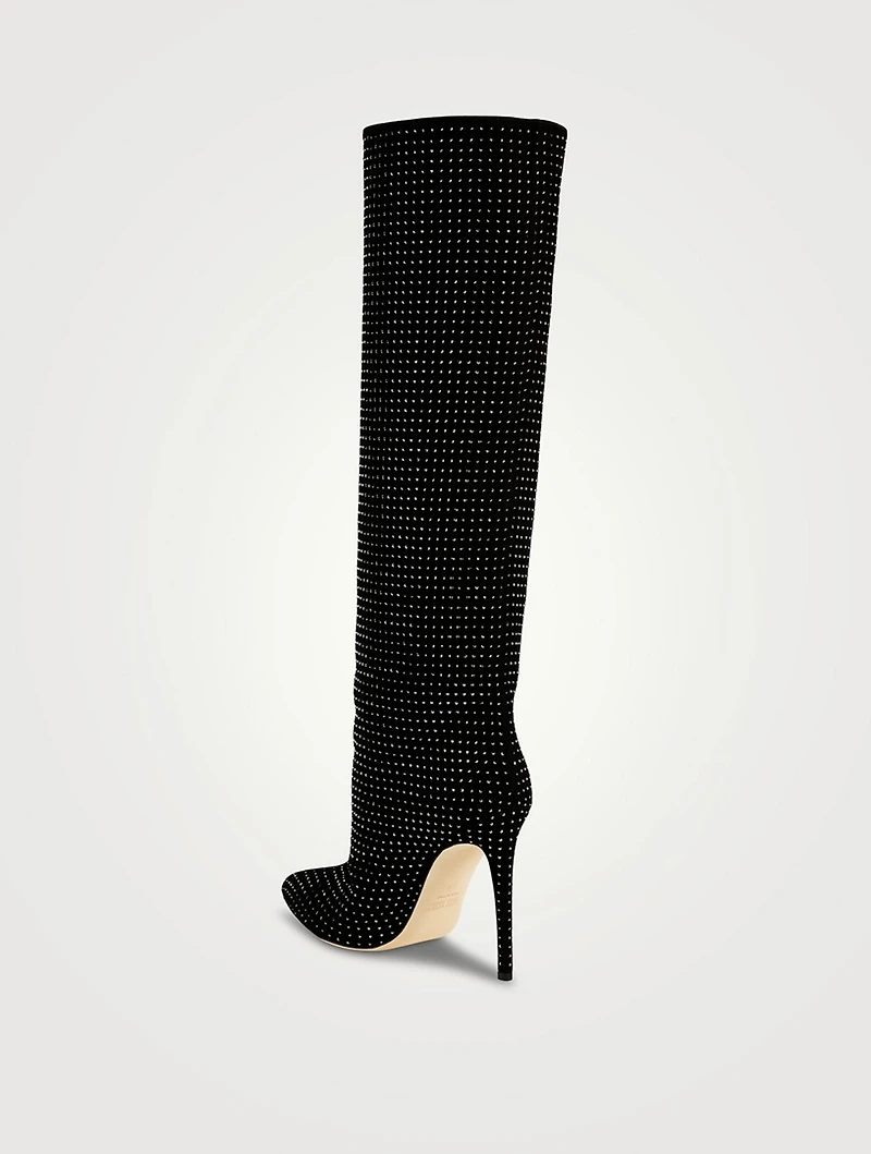 Holly Stiletto Leather Knee-High Boots
