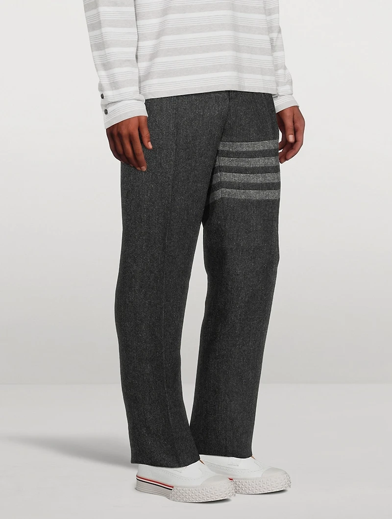 Wool Donegal Tweed Pants