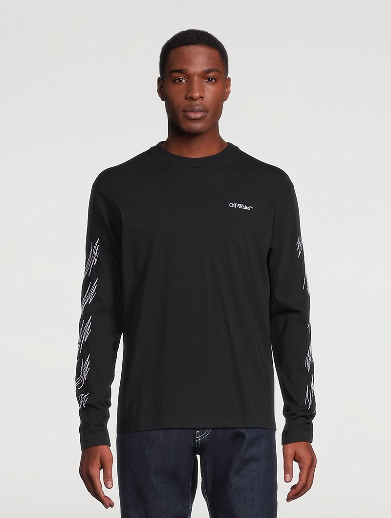 Moon Cam Arrow Skate Long-Sleeve T-Shirt