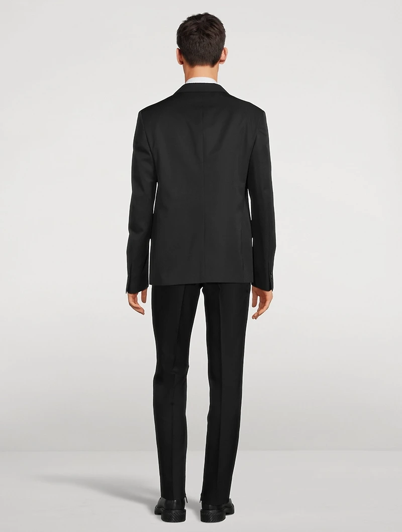 Wool Single-Breasted Jacket