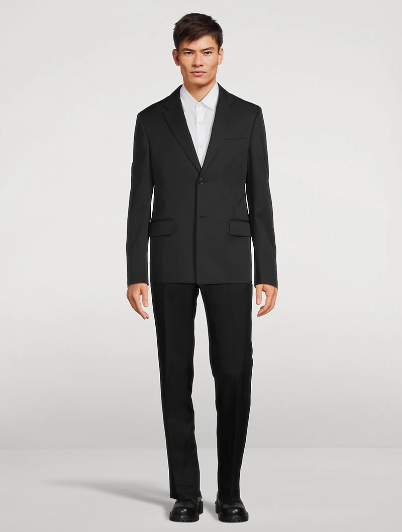 Wool Single-Breasted Jacket