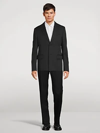 Wool Single-Breasted Jacket