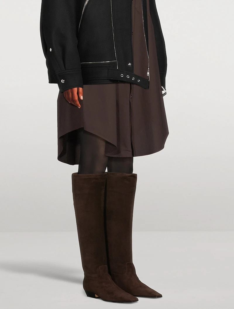 The Marfa Suede Knee-High Boots