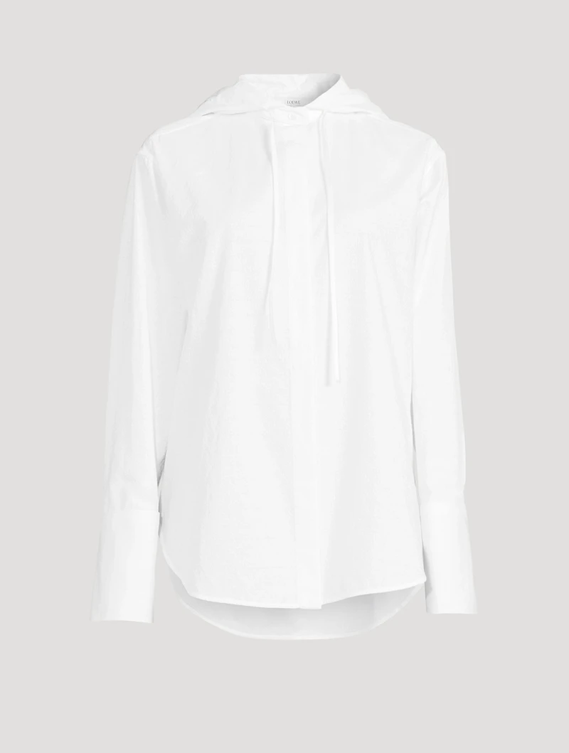 Hooded Cotton Shirt