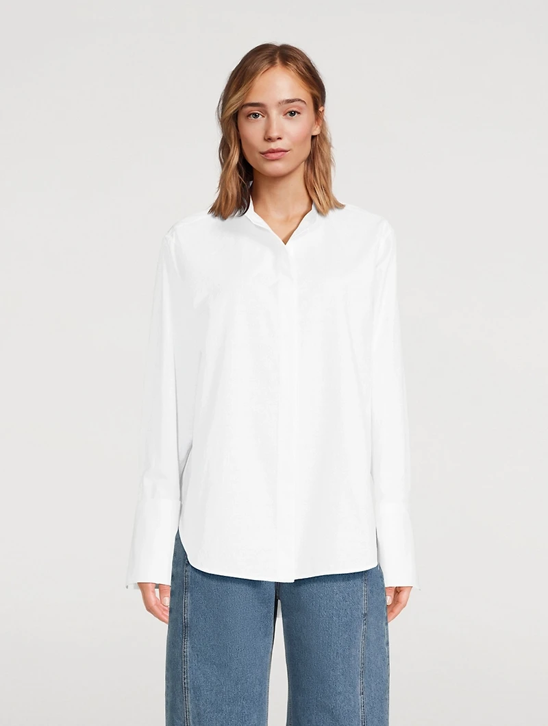 Hooded Cotton Shirt