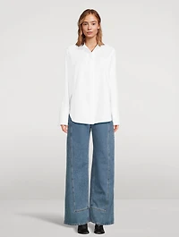 Hooded Cotton Shirt