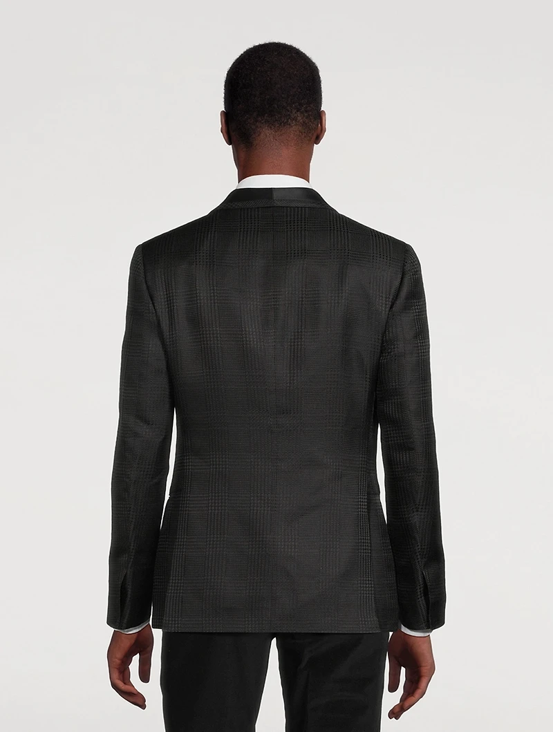 Wool And Silk Smoking Jacket