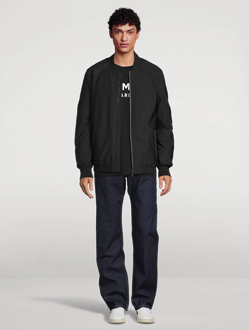 Sussex Stretch Nylon Down Bomber Jacket
