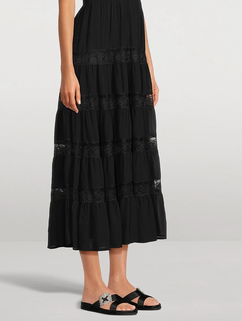 Chilanghi Embellished Satin Slide Sandals