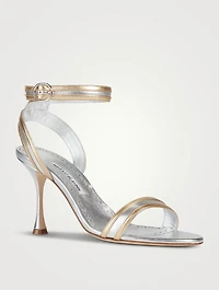Chongasa Metallic Leather Sandals