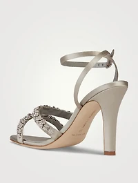 Vedada Embellished Satin Sandals