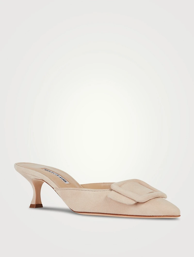 Maysale 50 Suede Mules