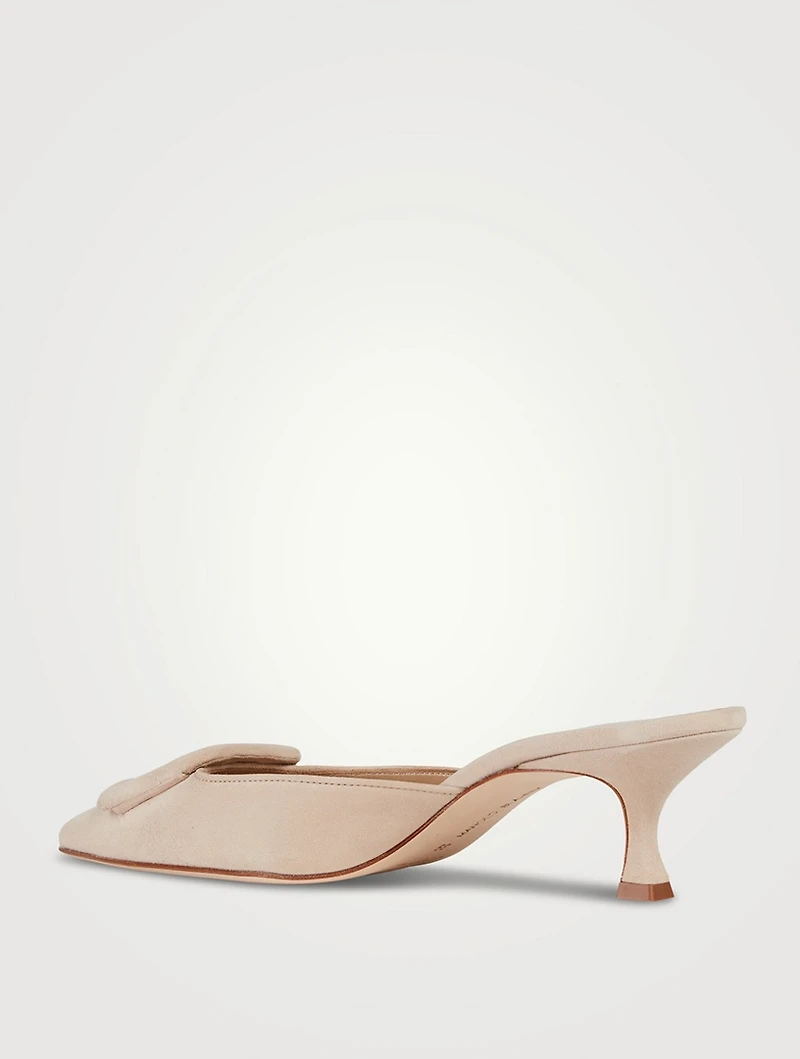 Maysale 50 Suede Mules