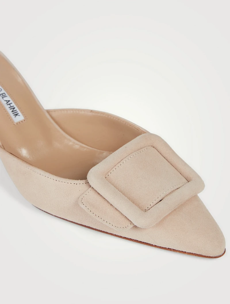 Maysale 50 Suede Mules