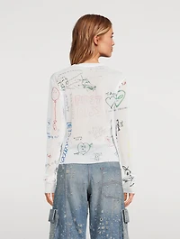Scribbles Long-Sleeve T-Shirt