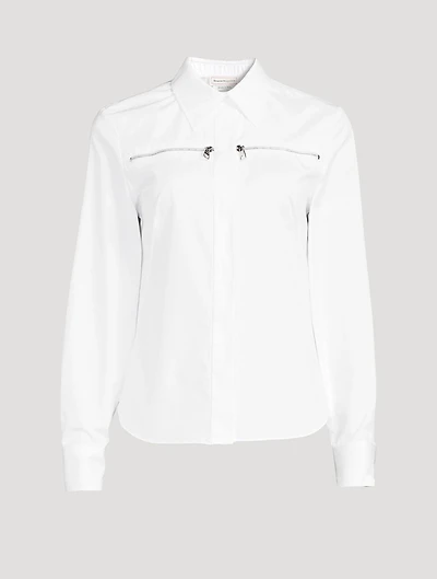 Zip Pocket Poplin Shirt